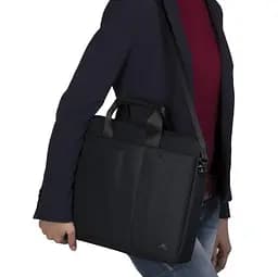 Сумка для ноутбука 15,6 дюймов RIVACASE RC8335 Black - мініатюра 8
