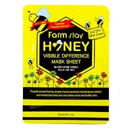 Тканевая маска для лица FarmStay с медом и прополисом Honey 23 мл