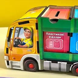 Настільна розвиваюча гра Сортування сміття: сміттєвоз Ubumblebees (ПСФ129) PSF129 комодик - мініатюра 5