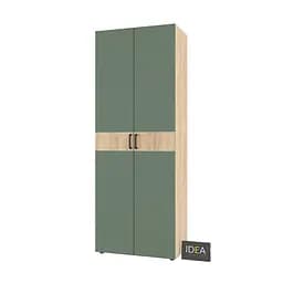 Шафа для одягу з однією штангою С-8.4 Дуб крафт/Камуфляж Idea - мініатюра 3