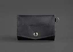 Кожаная монетница с клапаном 1.0 черная