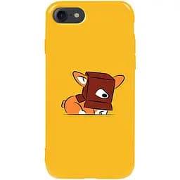 Чехол-накладка Toto Pure TPU 2 mm Print Case Apple iPhone 7/8/SE 2020 #31 Korgi Yellow