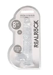 Фалоімітатор Realrock Dildo прозорий 21см