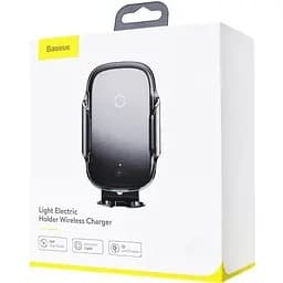 Автотримач із бездротовою зарядкою Baseus Light Electric Holder Wireless Charger 15W - мініатюра 4