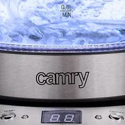 Скляний чайник 1,7 л Camry CR 1242 з регулюванням температури - мініатюра 8