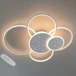 LED люстра модерн 2448WH dimmer
