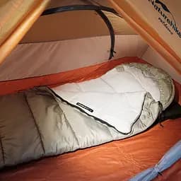 Спальник з капюшоном Naturehike M400 CNK2350WS023, (1°C), правий, зелений - мініатюра 7