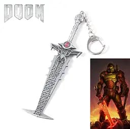 Брелок Doom Eternal Меч Горнило Sword Crucible 13см china DE SC 01 - мініатюра 2