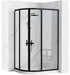 Душевая кабина Rea Look black 80x100 REA-K7900, Черный матовый, Универсальная