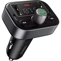 FM-трансмітер Baseus FM Launcher S-09 Pro Black (C10762200113-00) [102398] - мініатюра 2