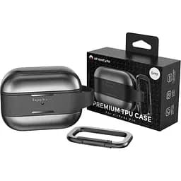 Чохол AhaStyle Rugged Aluminium Case для AirPods Pro 2 Dark Grey [133855] - мініатюра 2