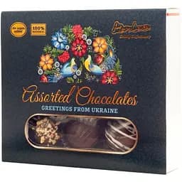 Набор шоколадных конфет MonLasa Приветствие с Украины без сахара 140 г