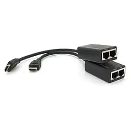 Подовжувач HDMI сигналу пасивний через 2 витих пари CAT-5e/6e Voltronic YTSEP 30m - мініатюра 4