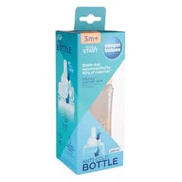 Пляшка Canpol babies Easystart Mountains антиколікова з широким отвором 240 мл бежева (35/243_bei) - мініатюра 3