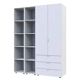 Комплект Doros Гелар з 2 Етажерками Білий 2 ДСП (42005030) - мініатюра 4