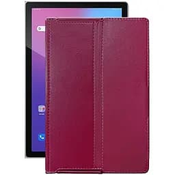 Чехол StatusCASE из экокожи для планшета Blackview Tab 12 Бордовый