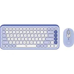 Комплект клавіатура та миша Logitech POP Icon Combo Bluetooth UA Lilac (920-013078) [121103]