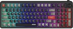 Клавіатура мембранна FORGE GK110 UA 98key, USB-A, EN/UKR/RU, LED, чорний MSI teh0013900