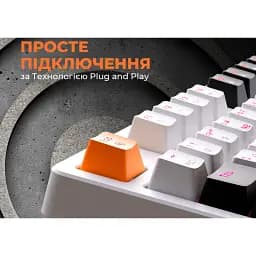 Клавіатура GamePro MK170W Red Switch White [121469] - мініатюра 13