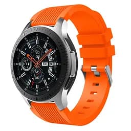 Силіконовий ремінець Watchbands Galaxy для Huawei GT2 46mm - помаранчевий ширина кріплення 22мм розмір L (WB001GALAXYORANGEHGT2) - мініатюра 2
