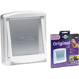 Дверцята Croci Staywell PetSafe для собак до 18 кг білі 352x294 мм - мініатюра 2