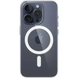 Оригінальний прозорий чохол Apple Clear Case with MagSafe для iPhone 15 Pro (6.1") Clear MT223ZM/A магнітний - мініатюра 2