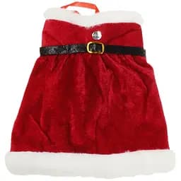 Новогодний чехол на бутылку Supretto Снегурочка красный (72740001)