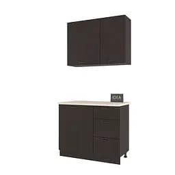 Комплект кухоннний Idea Н-25 100 см Венге темний