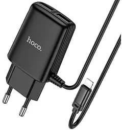 Адаптер HOCO Lightning cable Real power C82A |2USB, 2.4A|