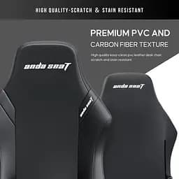 Ігрове крісло Anda Seat Luna L Black (AD18-44-B-PV) - мініатюра 10