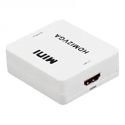 Адаптер HDMI to VGA (перехідник, конвертер, 720p/1080p) перехідник, конвертер - мініатюра 3