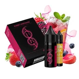 Набір компонентів для самозамісу сольової заправки AURA 69 15 мл Rubby Lemonade Лимонад з міксом ягід, 0-69 мг (17251)