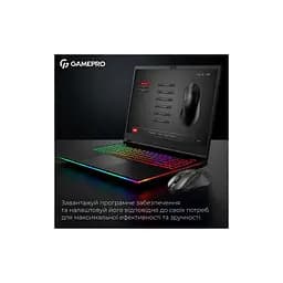 Мишка GamePro Asgard Surt Wireless/Bluetooth/USB Black (GM017B) - мініатюра 9