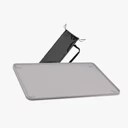 Туалет лоток для собак під пелюшку 60х40 ПУХНАСТЕ ЩАСТЯ сірий