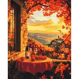 Картина за номерами на підрамнику Brushme Осіння романтика