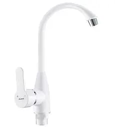 Смеситель для кухни Plamix Mario-011 белый PM0605