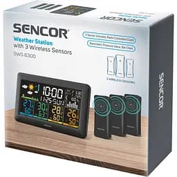 Метеостанція Sencor чорний (SWS6300) - мініатюра 9