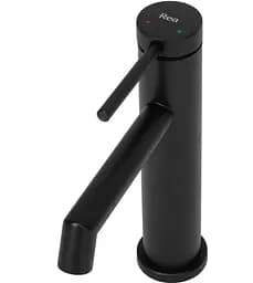 Змішувач для умивальника Rea Foss black matt низький (REA-B5317) - мініатюра 4