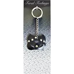 Брелок Feral Feelings Кошечка Черный