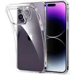 Чохол-накладка Toto TPU Silicone with Edge Apple iPhone 14 Pro Clear