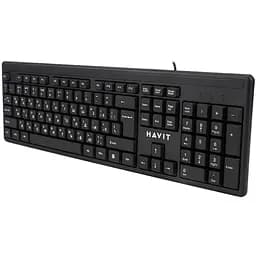 Клавіатура дротова Havit HV-KB2001 USB black (HV-KB2001) - мініатюра 4