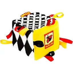 Брязкальце м'яке Macik Кубик B and W МСР 010501-01