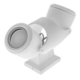 Підсвітка Brille фасадна настінна накладна IP44 AL-112/2 GU10 WH