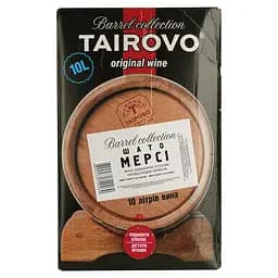 Вино Таїрово Шато Мерсі червоне напiвсолодке bag-in-box 10 л