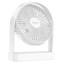 Настільний вентилятор Hoco HX65 ultra-thin desktop fan 2000 mAh White - мініатюра 3