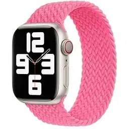 Ремінець CasePro Braided Solo Loop Flamingo Size M для Apple Watch 42mm/41mm/40mm/38mm