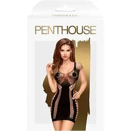 Еротична сукня Penthouse Juicy Poison колір: чорний Розмір s/l