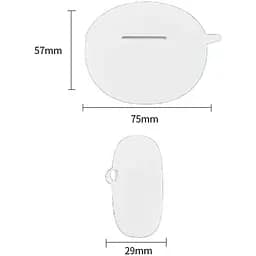 Чохол BeCover Silicon для Xiaomi Redmi Buds 4 Active White (710946) - мініатюра 2