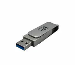 Флеш-накопичувач XON FlashDrive DuoConnect 256GB (USB 3.0 + USB Type-C) Сірий (FX3DR256MS 7638) - мініатюра 6