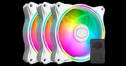 Вентилятор CoolerMaster MasterFan MF120 Halo 3in1 ARGB White Edition (MFL-B2DW-183PA-R1)